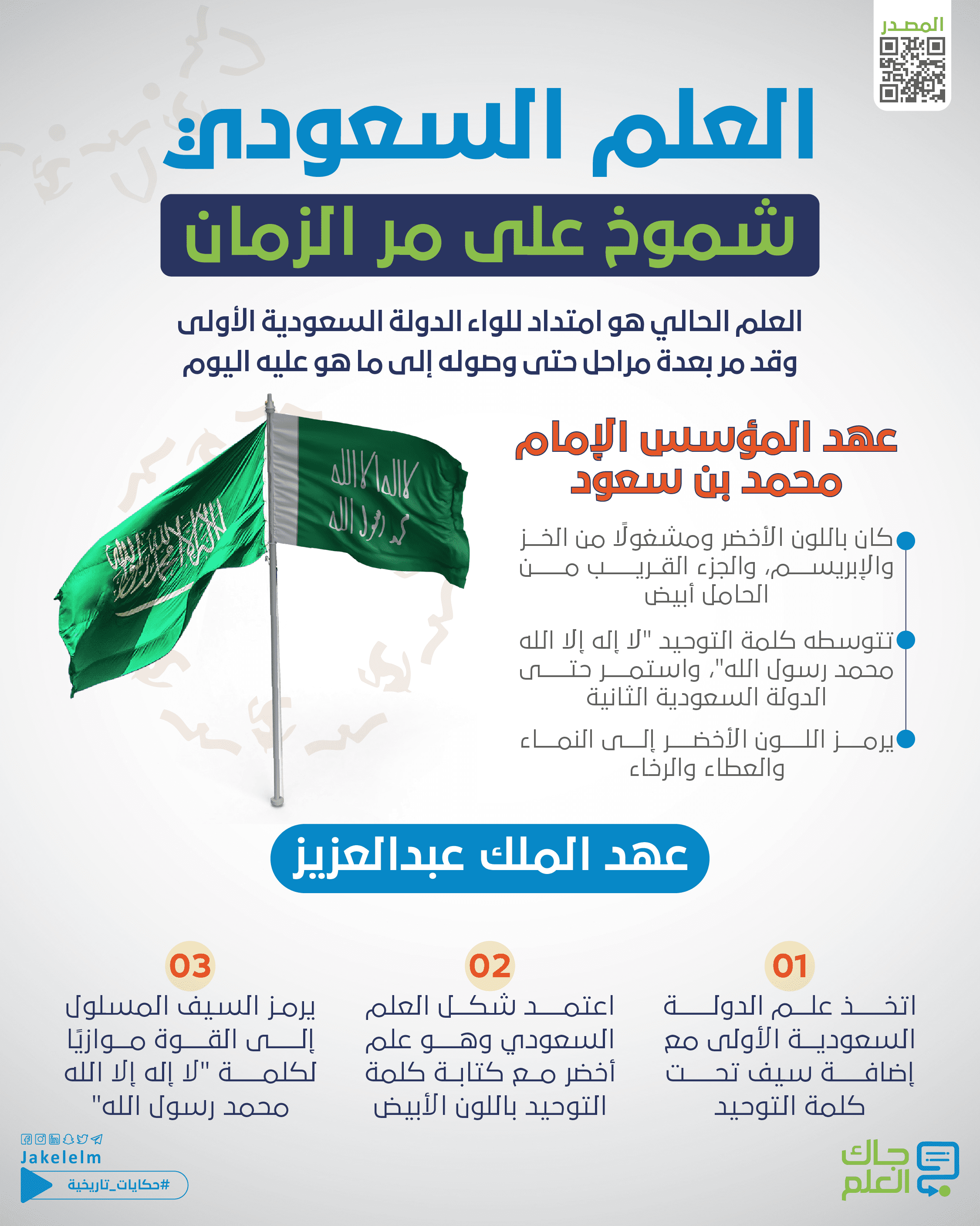 العلم السعودي