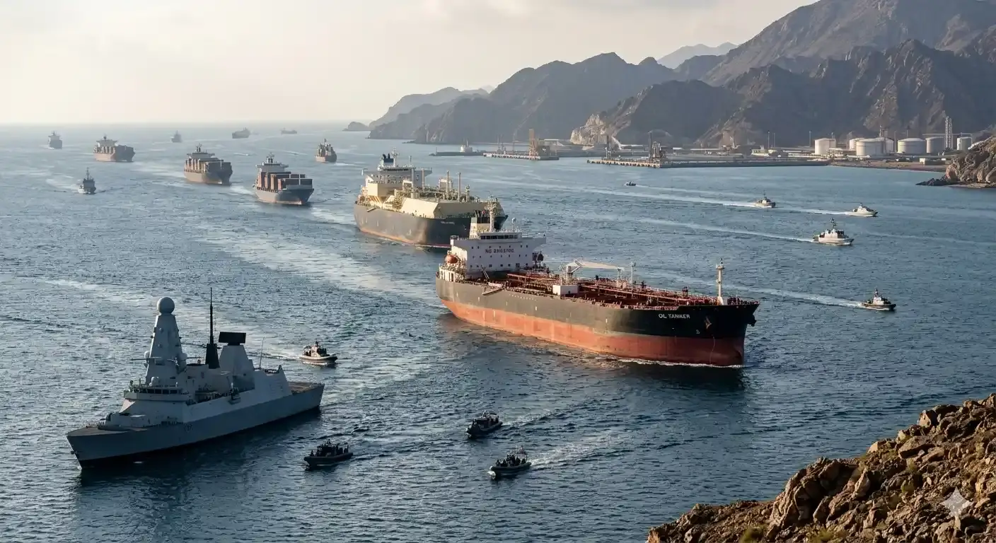 برغم سيطرة إيران على مضيق هرمز، تتصاعد التهديدات الأمريكية بالحصار وسط توتر متزايد في واحدة من أهم الممرات النفطية في العالم. 